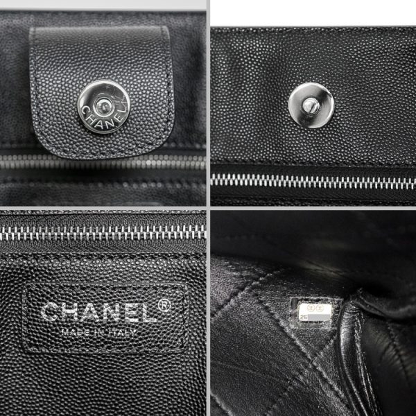 sw22 0783 10 Chanel Tote Bag Black