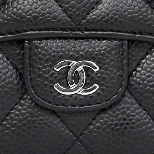 sw24 0045 05 Chanel Small Flap Wallet Black