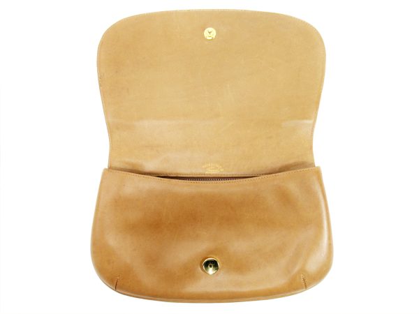 t10129 5 Gucci Clutch Bag Horsebit Leather Beige