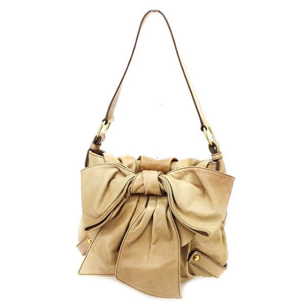 t2400 Saint Laurent Leather Shoulder Bag Beige