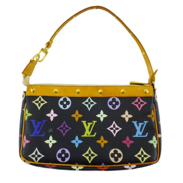 t2404 06 002499kh 01 Louis Vuitton AC Pouch Monogram Multicolor Black