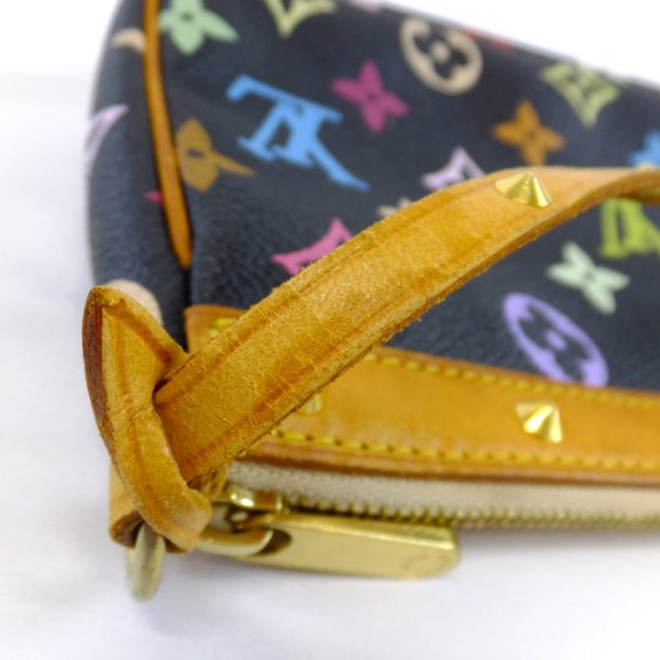 t2404 06 002499kh 07 Louis Vuitton AC Pouch Monogram Multicolor Black