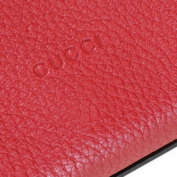 t351116 01 10 Gucci Bamboo Daily Top Handle Shoulder Bag Red