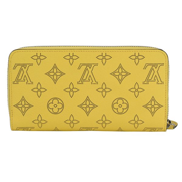 t351122 02 02 Louis Vuitton Zippy Wallet Mahina Yellow Pink