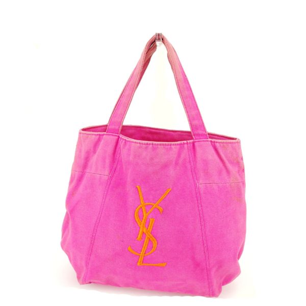 t6319 Saint Laurent Tote Bag Canvas Pink