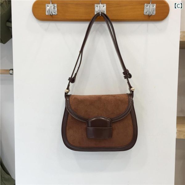 IIXcode4263309967 Suede Stitch Shoulder Bag