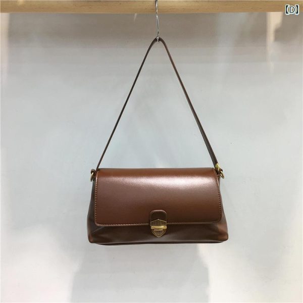 IIXcode1674299958 Baguette Shoulder Bag Leather Brown