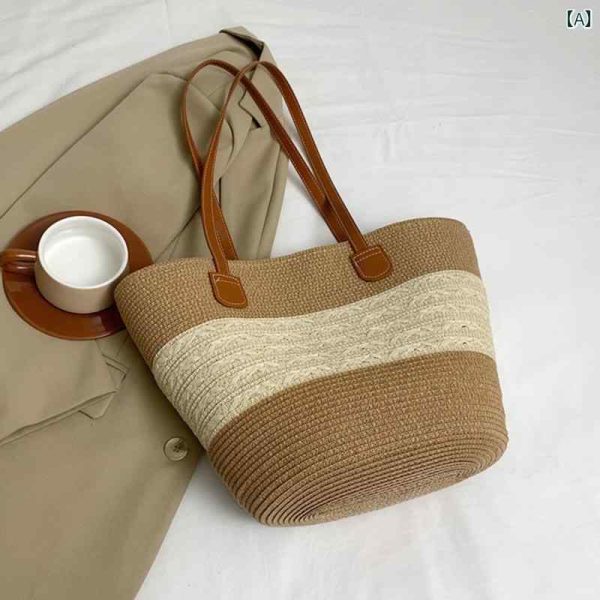 IIXcode1410677252 Straw Shoulder Bag