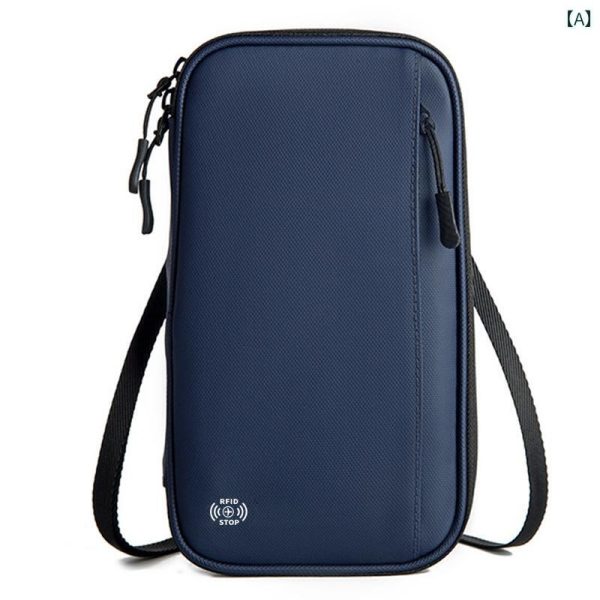 IIXcode1410677252 Anti Thedt Passport Bag Navy Black