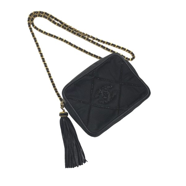 tdc 002180 4d 1 Chanel Shoulder Bag Black