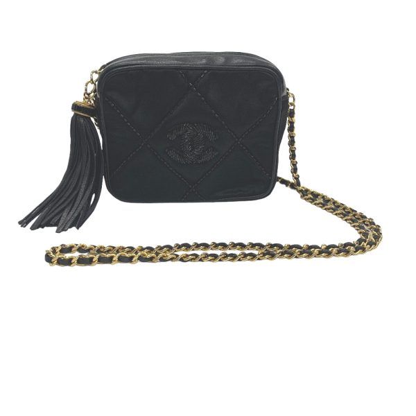 tdc 002180 4d 2 Chanel Shoulder Bag Black