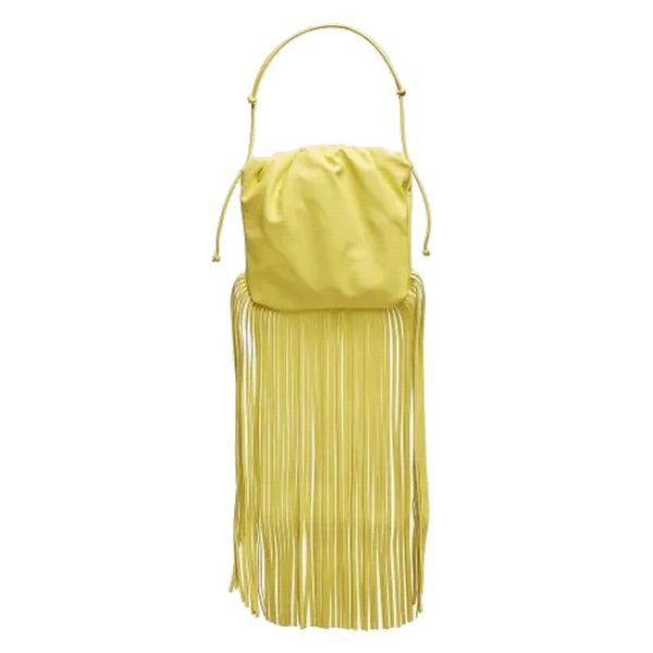 theflinge Bottega Veneta The Fringe Pouch Nappa Leather Sorbet