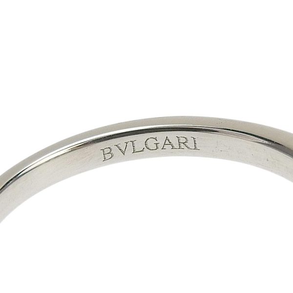 tk20b1016016 2 BVLGARI Platinum Diamond Ring Glyph Solitaire