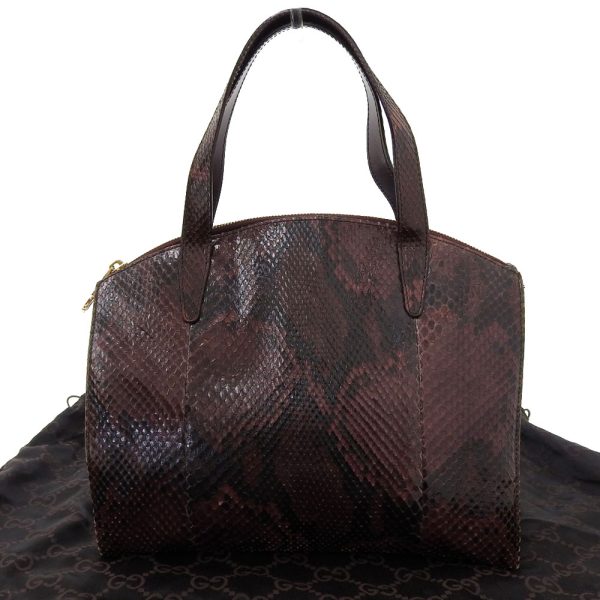 tk20b1229003 1 Gucci Handbag Python Bordeaux Series