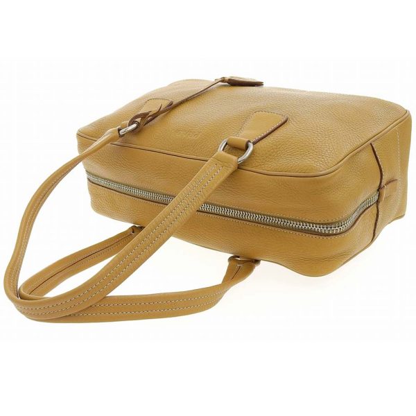 tk22b1126027 5 Prada Camel Leather Boston Bag