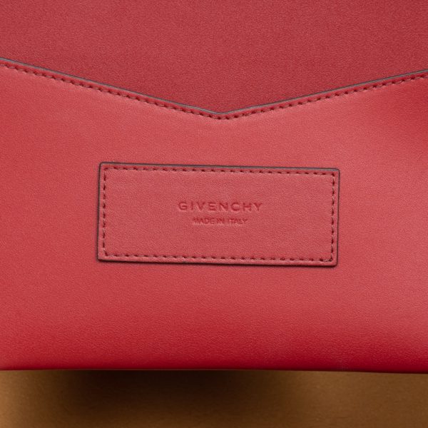 tote red logo2 Givenchy Medium Shopper Tote in Dark Red Leather