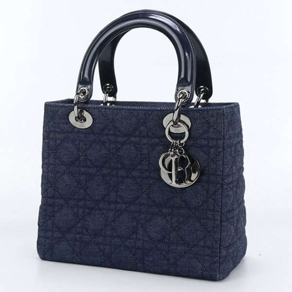 usdcd73835011 1c Christian Dior Medium Tote Bag Navy