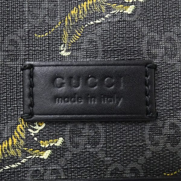 v0077389000 6 Gucci GG Supreme Shoulder Bag Black