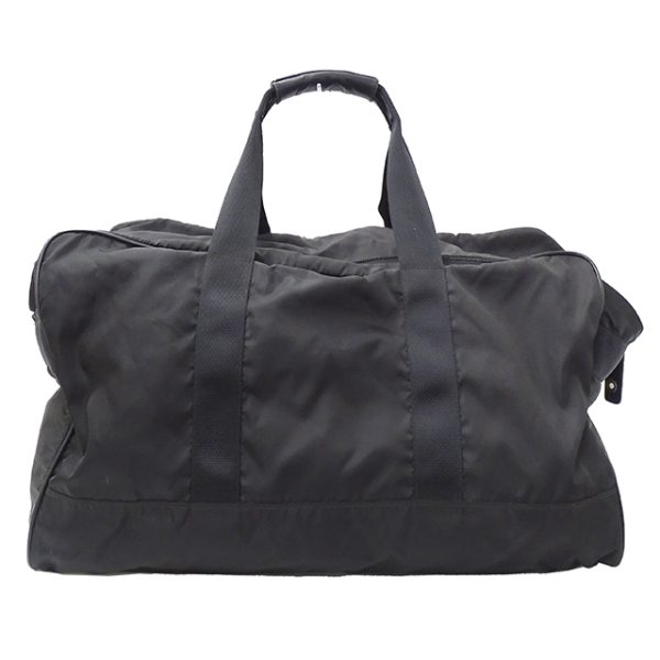 v0078382200 2 Prada Boston Large Capacity Nylon Bag Black