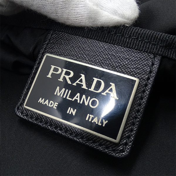 v0078382200 6 Prada Boston Large Capacity Nylon Bag Black