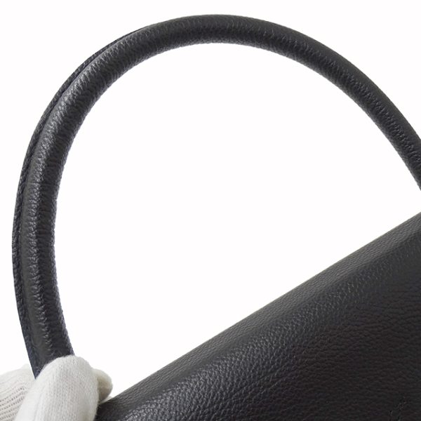 v0080065000 12 Yves Saint Laurent Handbag Leather Black