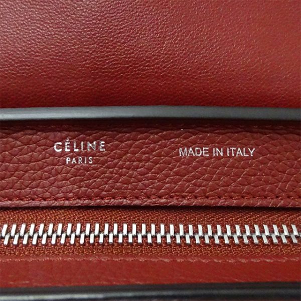 v0082145500 7 Celine Macadam Leather Handbag Brown