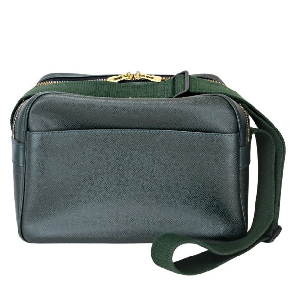 v350430 21 01 Louis Vuitton Taiga Messenger Shoulder Bag Epicea Dark Green