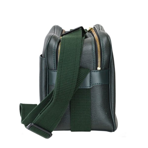 v350430 21 04 Louis Vuitton Taiga Messenger Shoulder Bag Epicea Dark Green