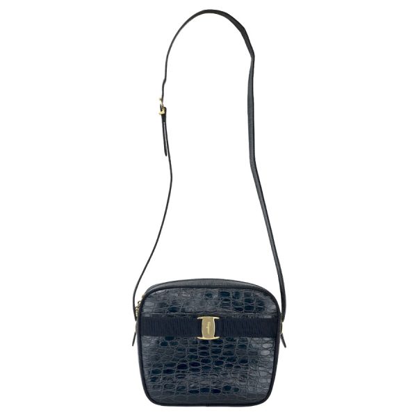 v360330 01 04 Salvatore Ferragamo Vara Ribbon Crossbody Navy