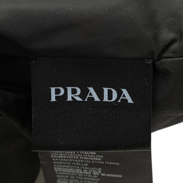 vin33jnbrik30zb3 6 Prada Triangle Logo Clutch Bag Nylon Multicolor Purple