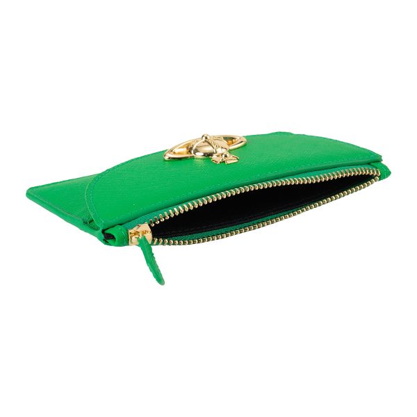 w5112001s000bm401 4 Vivienne Westwood Card Case Saffiano Green