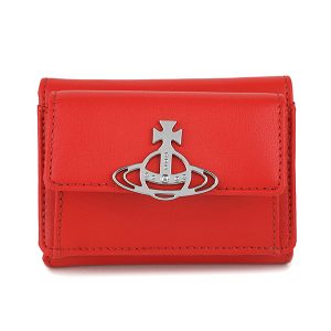 w5201001341497h401 1 Vivienne Westwood Trifold Wallet Hampton Red