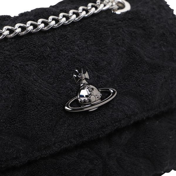 w5202006k003en401 7 Vivienne Westwood Shoulder Bag Towel Ring Black