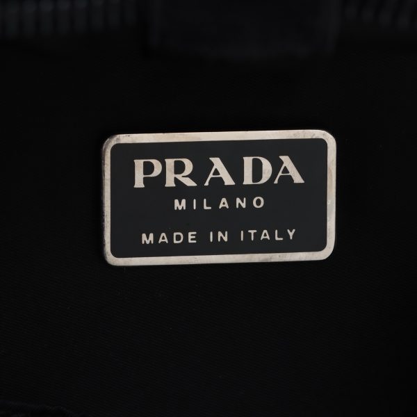 wz285952 16 Prada Tessuto Nylon Business Bag Black