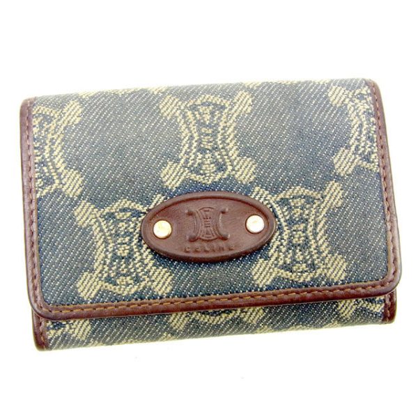 y6658 Celine Card Holder Outlet Summer Item Personal Use Brown