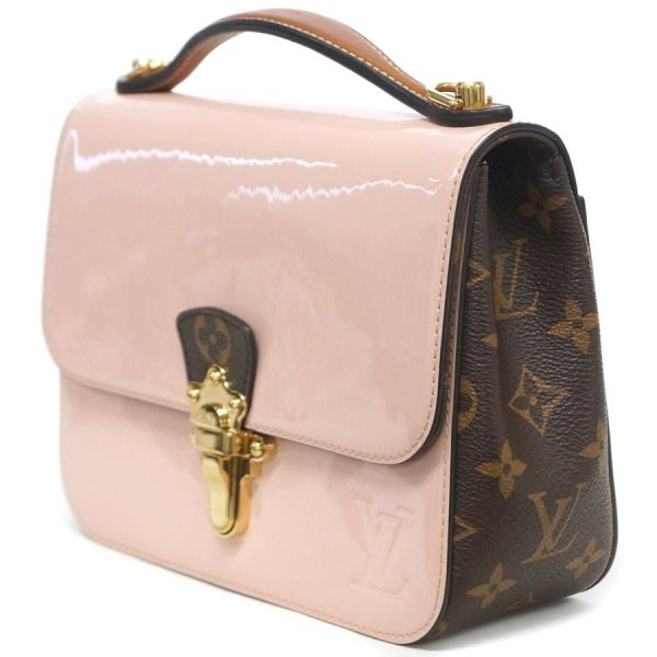 yjl3618 12 Louis Vuitton Monogram x Smooth Patent LV Wood BB Rose Ballerine Cherry