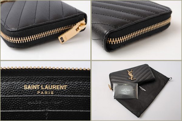 ysl 17 001 6 Loewe Long Wallet Gate Continental Calfskin Beige