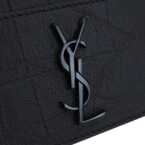 ysl485631011 2 Saint Laurent Card Case Black