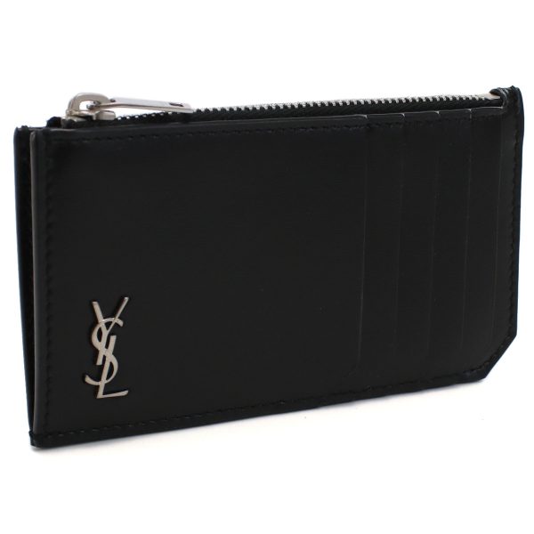 ysl629899011 1 Saint Laurent Coin Purse Black