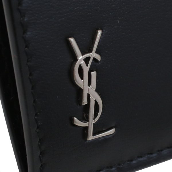 ysl629899011 2 Saint Laurent Coin Purse Black