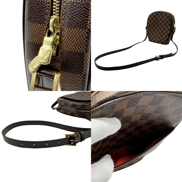 z1517 10 c Louis Vuitton Shoulder Bag Damier Ipanema PM Ebene