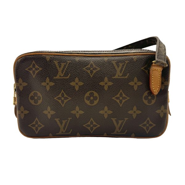 z1607 1 Louis Vuitton Shoulder Bag Monogram Pochette Brown