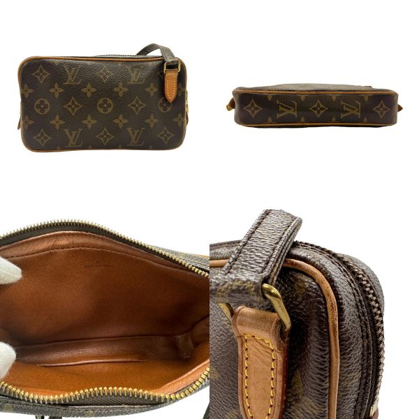 z1607 3 c Louis Vuitton Shoulder Bag Monogram Pochette Brown