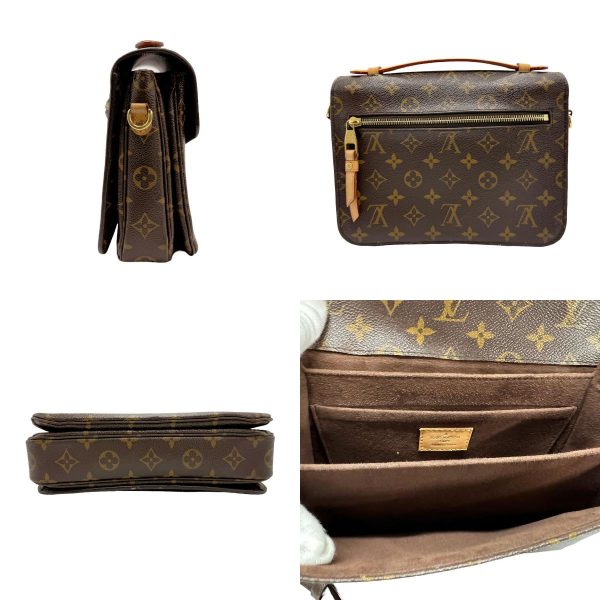 z1623 2 c Louis Vuitton Shoulder Bag Pochette Metis MM Brown