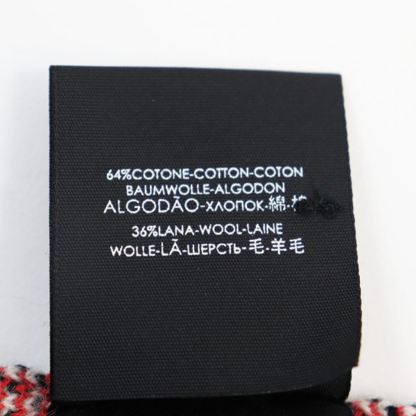 00007936 9 Gucci Cotton Wool GG Diamond Scarf Black