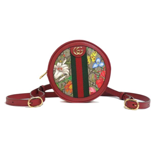 00068 1 Gucci GG Flora Backpack Black