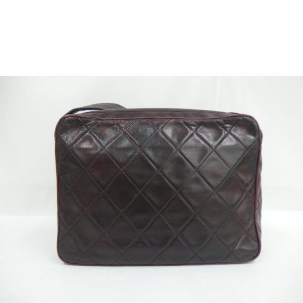 00217 2 Chanel Matelasse Fringe Shoulder Bordeaux