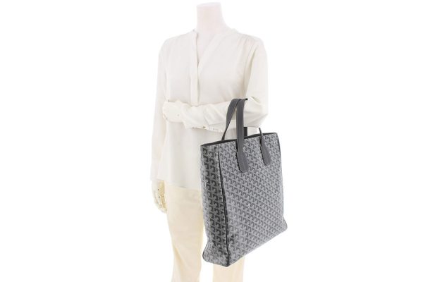 0404y13 Goyard Sac Voltaire Tote Bag Gray