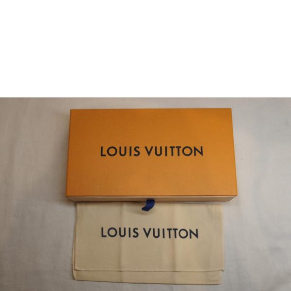 00380 6 Louis Vuitton Zippy Wallet Monogram Jacquard Bag Blue