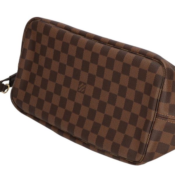 00554 2 Louis Vuitton Neverfull MM Damier Ebene Rouge